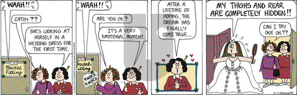 Cathy Classics on Monday May 17, 2004 Comic Strip