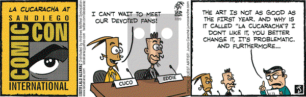 La Cucaracha on Friday July 20, 2018 Comic Strip