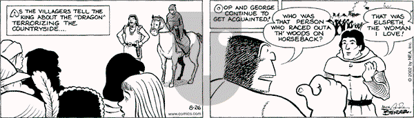 Alley Oop on Monday August 26, 2002 Comic Strip