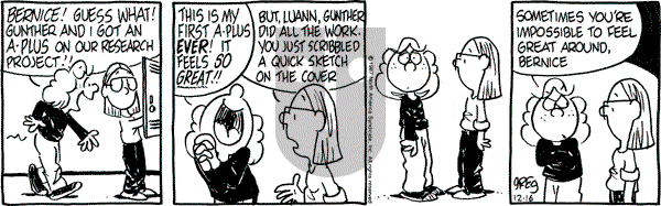 Luann on Wednesday December 16, 1987 Comic Strip