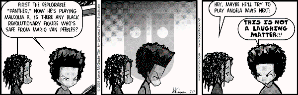 The Boondocks on Saturday February 7, 2009 Comic Strip