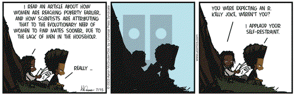 The Boondocks on Tuesday July 15, 2003 Comic Strip