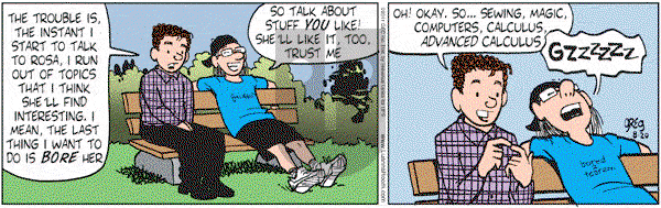 Luann - Saturday August 20, 2011 Comic Strip
