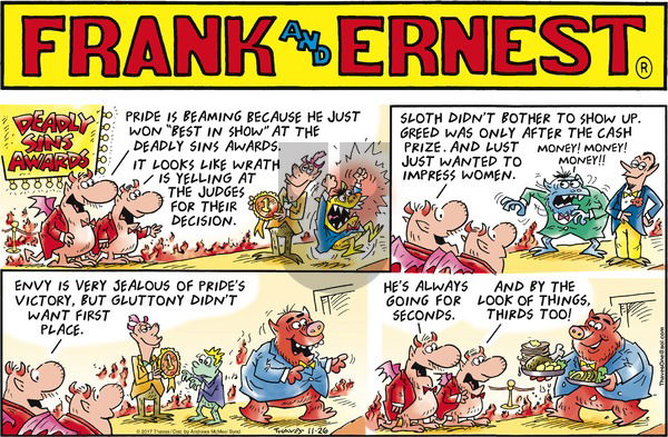Frank and Ernest on Sunday November 26, 2017 Comic Strip