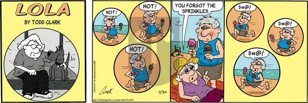 Lola on Sunday July 30, 2017 Comic Strip