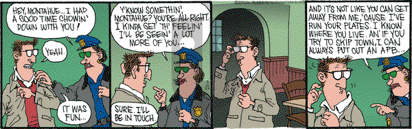 Monty on Saturday March 22, 2014 Comic Strip
