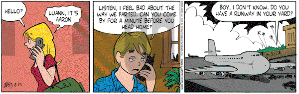 Luann on Monday August 15, 2005 Comic Strip
