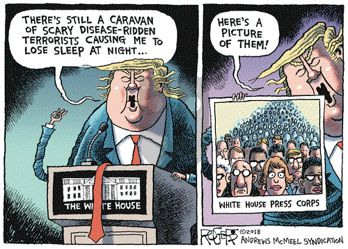 Rob Rogers on Friday November 9, 2018 Comic Strip
