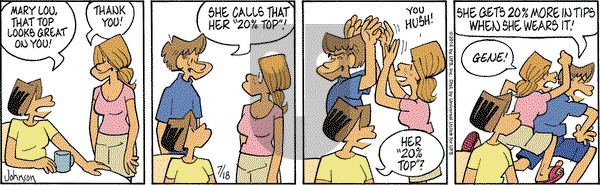 Arlo and Janis on Friday July 18, 2014 Comic Strip