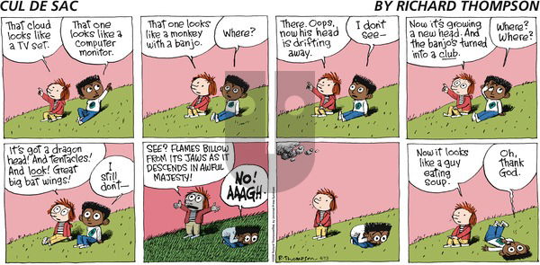 Cul de Sac on Sunday April 13, 2008 Comic Strip