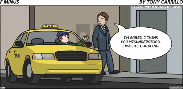 F Minus on Sunday April 14, 2013 Comic Strip