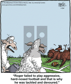 In the Bleachers on Saturday October 20, 2012 Comic Strip