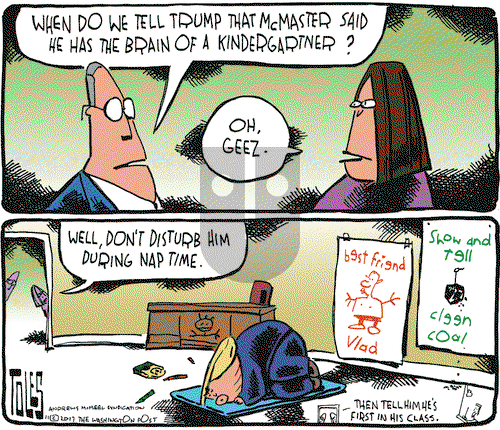 Tom Toles on Friday November 24, 2017 Comic Strip
