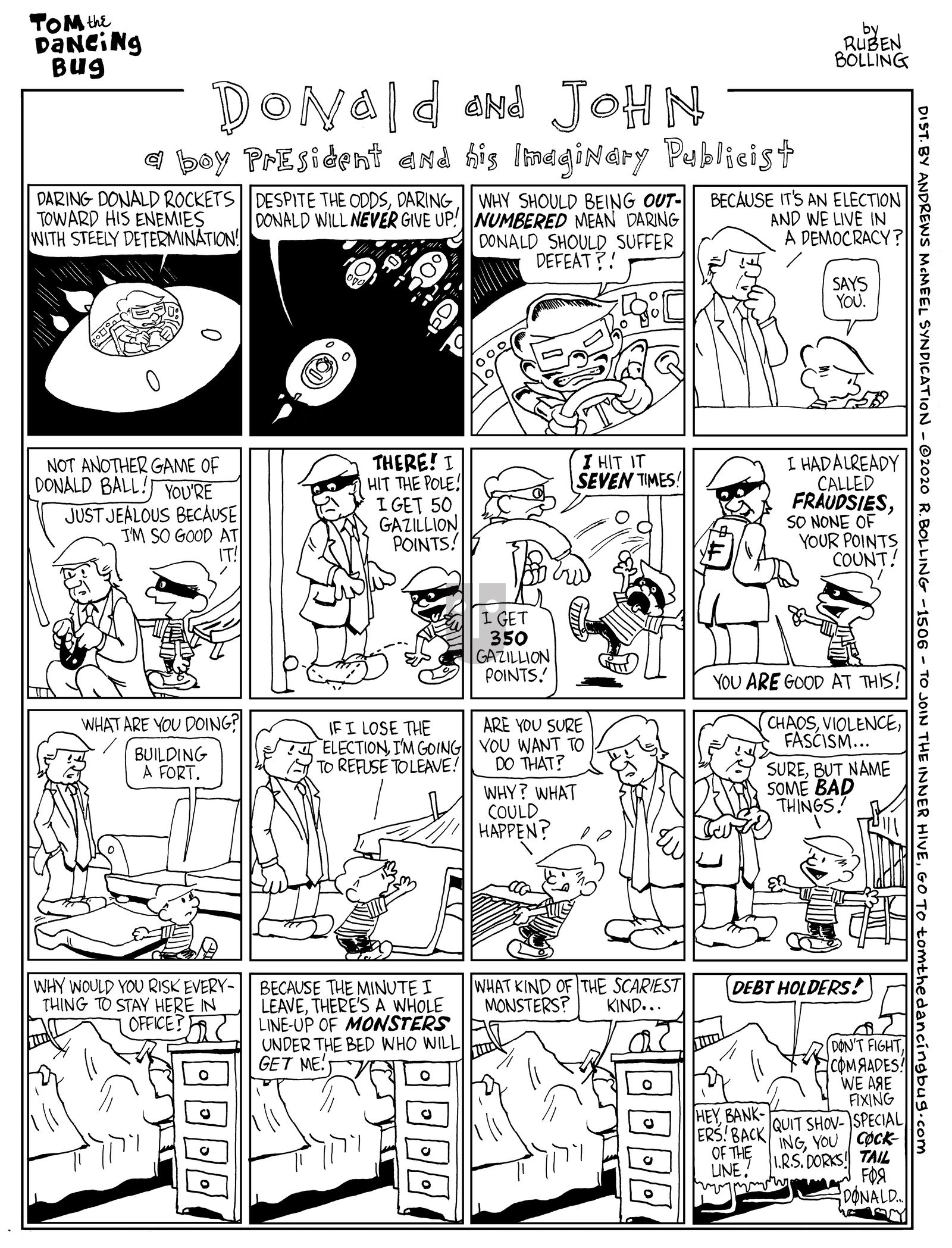 Tom the Dancing Bug - Monday September 28, 2020 Comic Strip