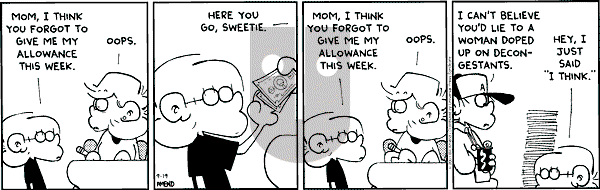 FoxTrot - Wednesday September 19, 2001 Comic Strip