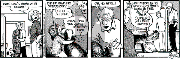 For Better or For Worse - Saturday September 30, 1995 Comic Strip
