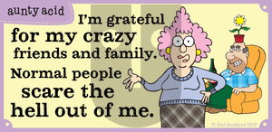 Aunty Acid on Thursday March 5, 2015 Comic Strip
