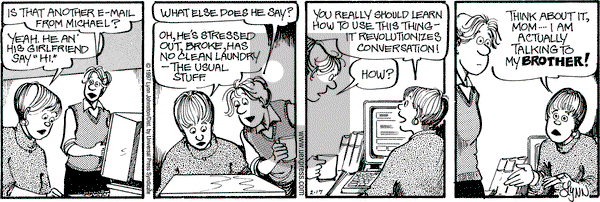 For Better or For Worse on Monday February 17, 1997 Comic Strip