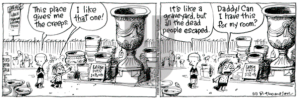Cul de Sac on Wednesday September 3, 2008 Comic Strip