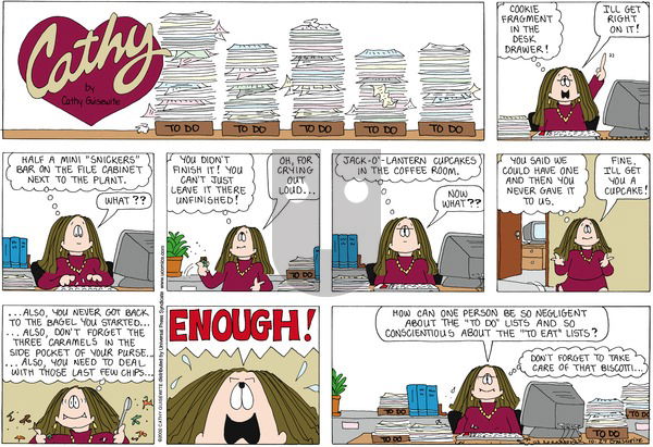 Cathy Classics on Sunday October 27, 2013 Comic Strip