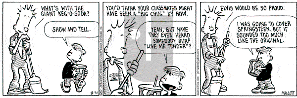 Frazz on Friday August 31, 2001 Comic Strip