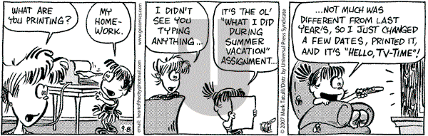 Heart of the City on Saturday September 8, 2007 Comic Strip