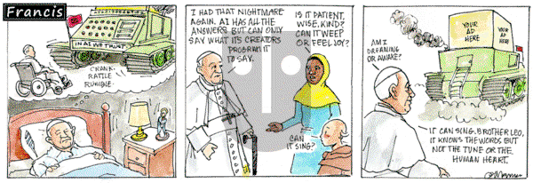 Francis on Monday January 27, 2025 Comic Strip