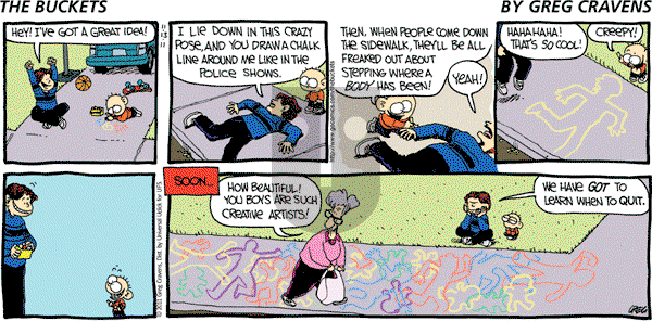 The Buckets on Sunday November 13, 2011 Comic Strip