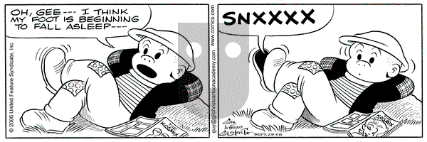 Nancy on Monday February 19, 2007 Comic Strip