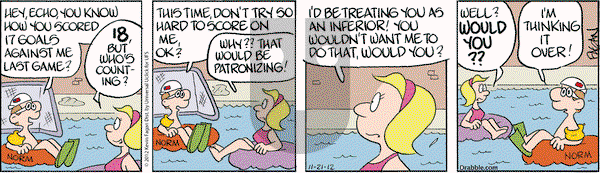 Drabble on Wednesday November 21, 2012 Comic Strip