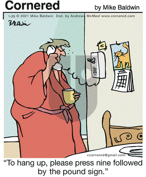 Cornered on Friday January 29, 2021 Comic Strip