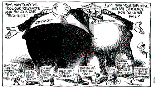 Pat Oliphant on Saturday October 2, 1993 Comic Strip