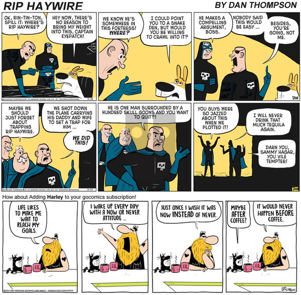 Rip Haywire on Sunday October 11, 2020 Comic Strip