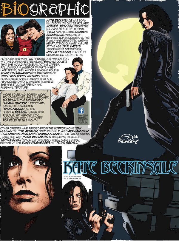 Biographic on Sunday January 15, 2012 Comic Strip