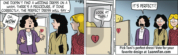 Luann - Thursday October 6, 2016 Comic Strip
