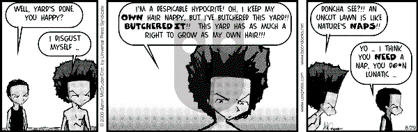 The Boondocks on Tuesday April 1, 2008 Comic Strip