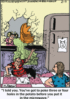 Close to Home on Friday February 9, 2018 Comic Strip