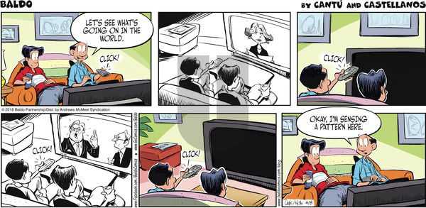 Baldo on Sunday April 8, 2018 Comic Strip