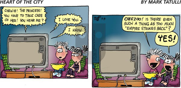 Heart of the City on Sunday July 3, 2016 Comic Strip