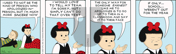 Nancy on Monday July 12, 2021 Comic Strip