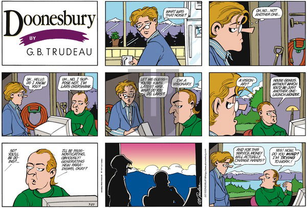 Doonesbury on Sunday July 27, 1997 Comic Strip