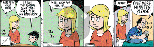 Adam@Home on Saturday April 14, 2018 Comic Strip