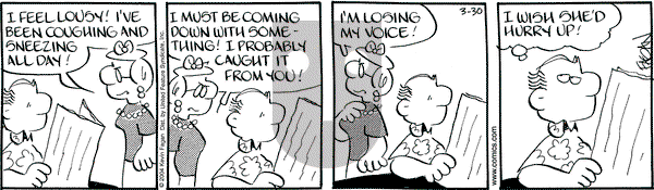 Drabble on Tuesday March 30, 2004 Comic Strip