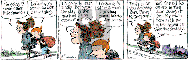 Cul de Sac on Friday June 12, 2015 Comic Strip