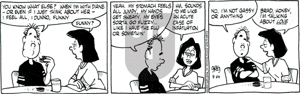 Luann on Wednesday August 24, 1994 Comic Strip