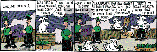 Overboard on Thursday September 11, 2014 Comic Strip