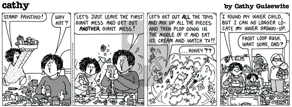 Cathy Classics on Wednesday June 26, 1996 Comic Strip