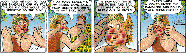 Alley Oop on Tuesday August 30, 2016 Comic Strip