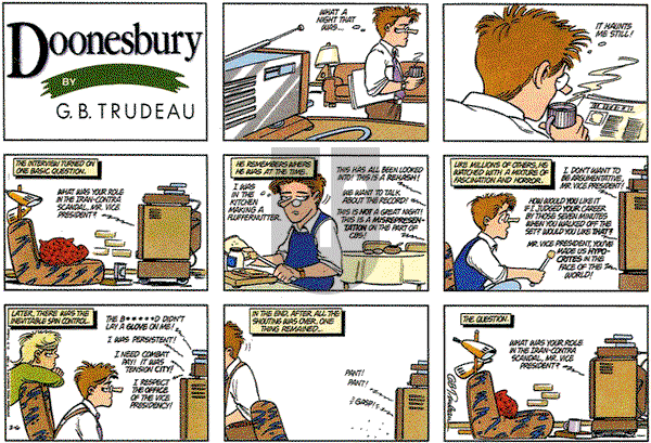 Doonesbury on Sunday March 6, 1988 Comic Strip