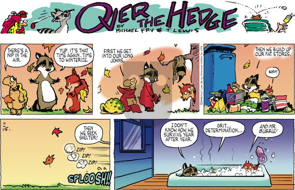 Over the Hedge on Sunday November 15, 2015 Comic Strip